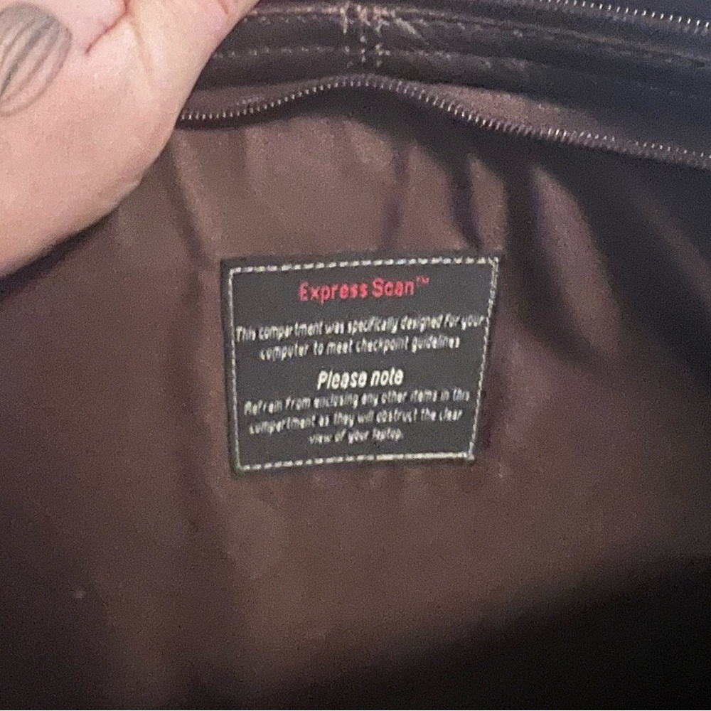 Mori Brown Leather Multi-pocket Briefcase made in Columbia High Quality - Picture 4 of 9